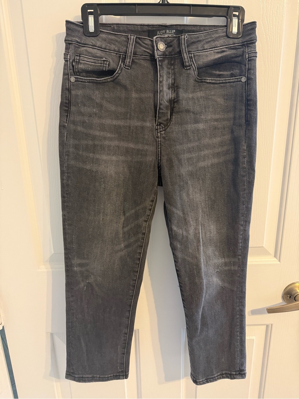 Judy Blue Washed Gray Ankle Skinny Jeans